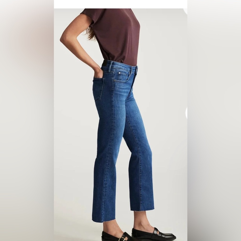 Mavi  Anika jeans midrise crop flare fray 28